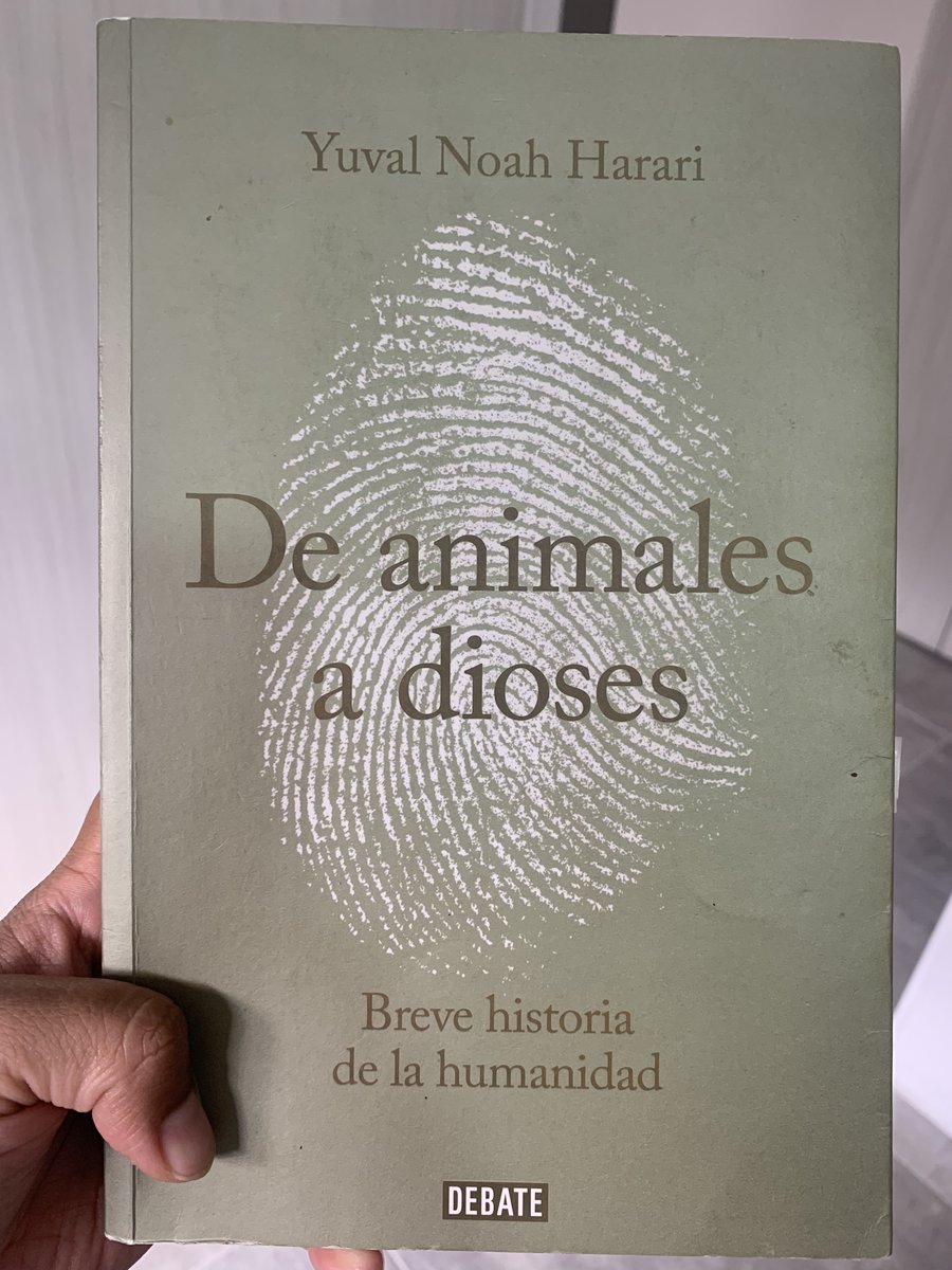 LINAGUISAO's tweet photo. Después de muchos días dedicada a pasar las citas del libro "De animales a dioses" de @harari_yuval y extraer más de 150 citas, escogí las que más me gustaron y que caben en estos post, así que abro hilo, no sin antes recomendar su detenida y crítica lectura: 🧵 https://t.co/rrHw4jp9dZ