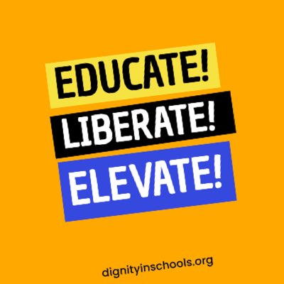 #NewProfilePic this week we rise with @DignityinSchool for dynamic, powerful public schools!!! Follow them and the campaign to see work across the country!! #dscWOA2023 #educateliberateelevate 💜