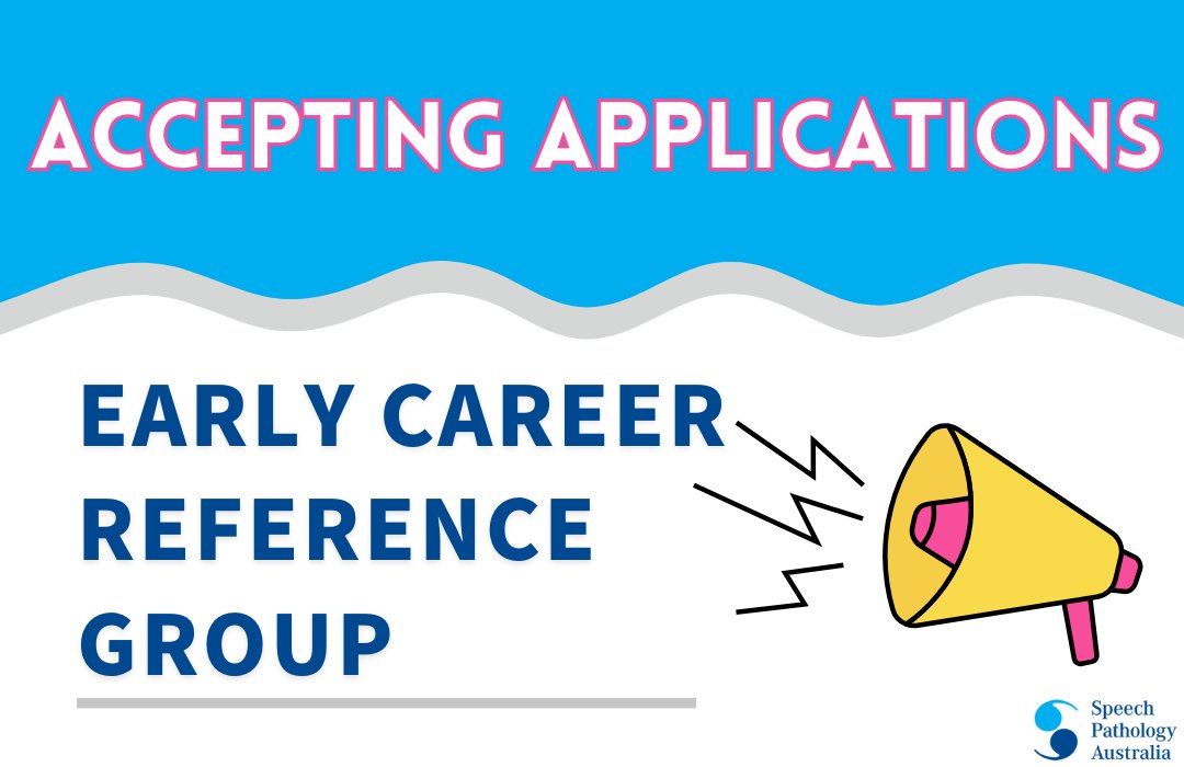 SpeechPathAus's tweet photo. The Association is seeking applicants from members to join the Early Career Reference Group in 2024. Join us to make a difference. 🙌
Applications close 20 October.
Find out more on our website.
https://t.co/RhXtSVynXb
#WeSpeechies #SLPeeps #slp2B #slp #slpbloggers #earlycareers https://t.co/fo3ETsyIUU