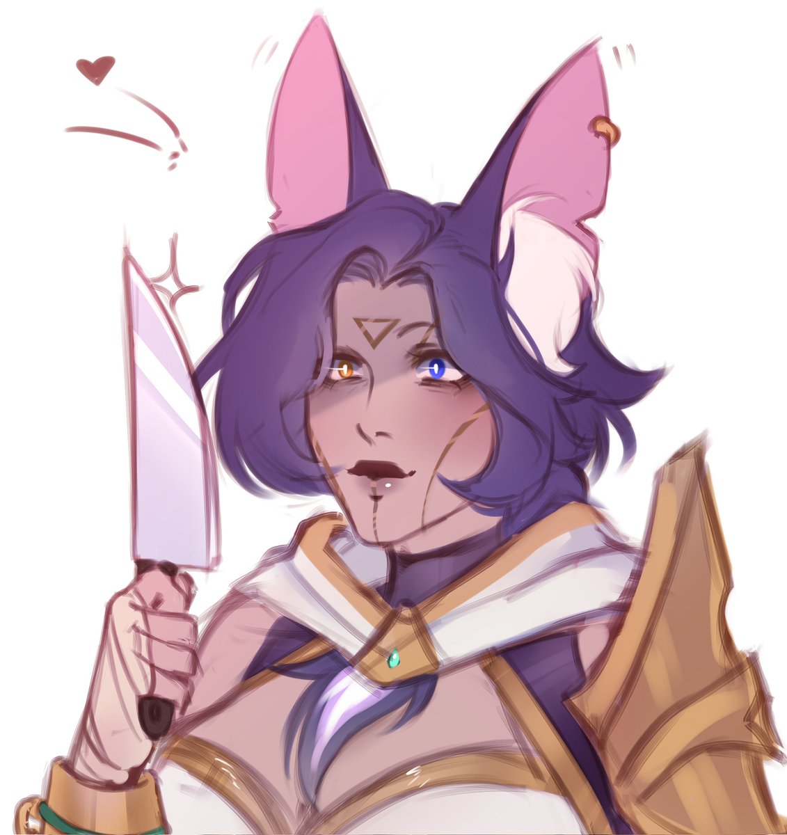 dontshepardme's tweet image. when reverse romance card hits just 💕right💕

#masteryi #ahri #oc