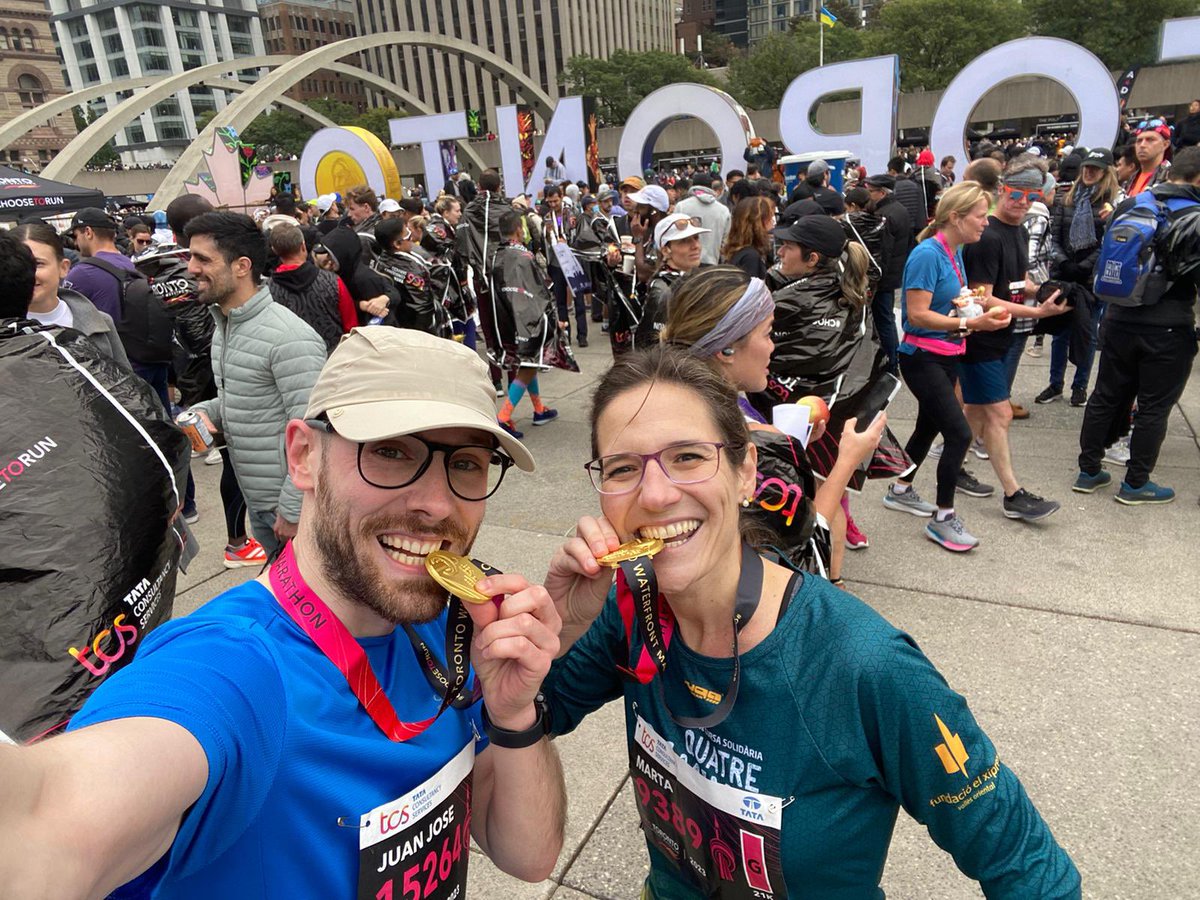 Juan José Rodríguez (@jjrod08) on Twitter photo Living the full Torontian experience! 🏃🏥 <a href="/UHN/">University Health Network</a> <a href="/TOwaterfront42k/">TCS Toronto Waterfront Marathon</a>
Trying to keep up with you <a href="/MartaFarrero/">Marta Farrero</a> ! Next stop Barcelona’s half marathon! Living the full Torontian experience! 🏃🏥 <a href="/UHN/">University Health Network</a> <a href="/TOwaterfront42k/">TCS Toronto Waterfront Marathon</a>
Trying to keep up with you <a href="/MartaFarrero/">Marta Farrero</a> ! Next stop Barcelona’s half marathon!