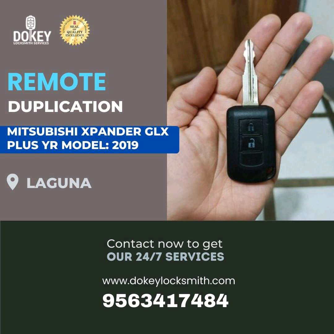 dokeylocksmith's tweet image. Project : Remote Duplication
Brand Model: Mitsubishi Xpander Glx Plus YR MODEL: 2019 
Location: Laguna
#remoteduplication #MitsubishiXpanderGlxPlusYR  #Laguna
To receive 24/7 quality services, contact us 9563417484