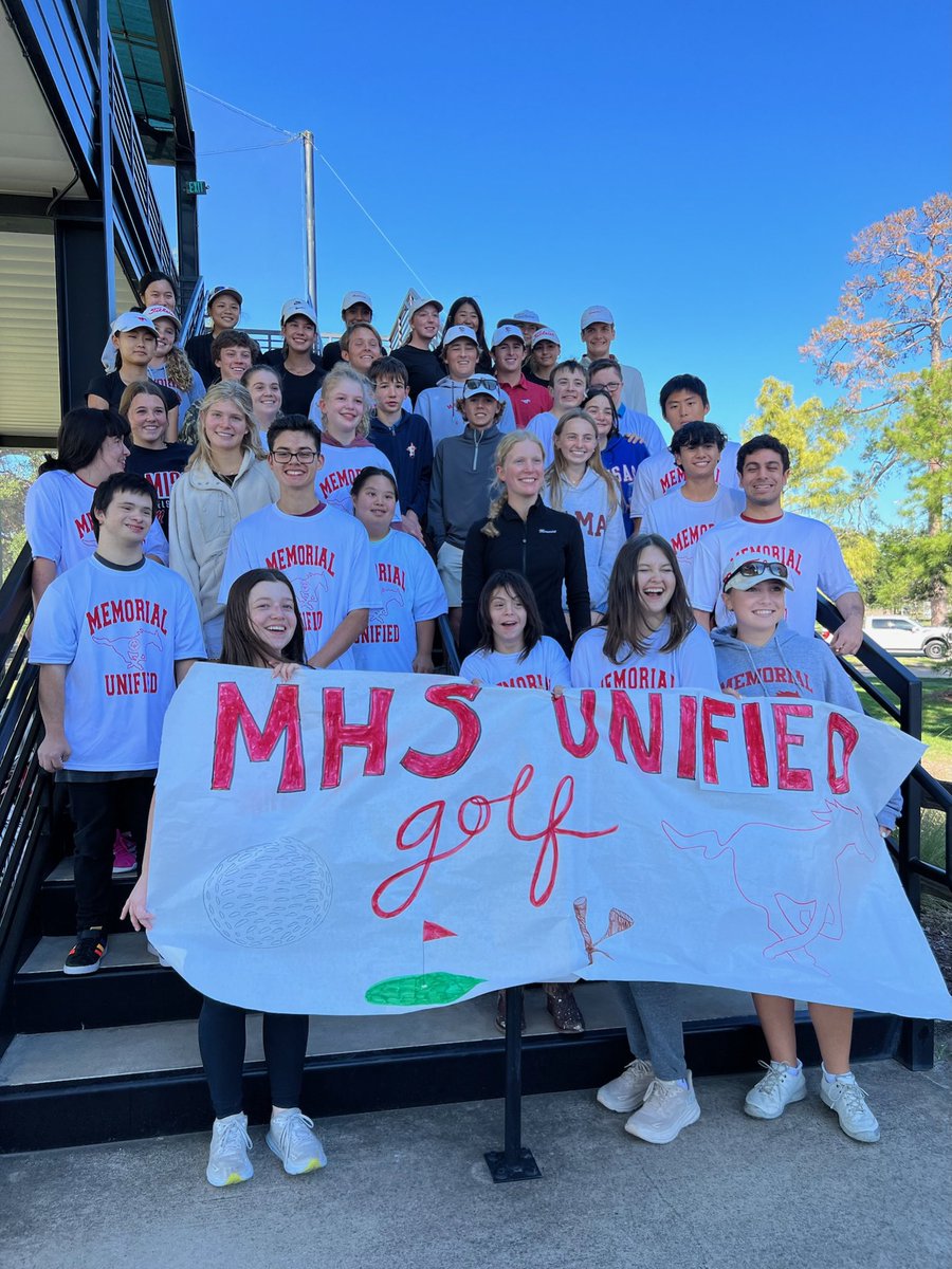 MHS Unified Golf had a successful first practice at Memorial Park today! Thanks for all that came out to support our athletes. Next practice is Monday October 23rd again at Memorial Park at 3:30! ⁦@MHSMustangsBC⁩ ⁦@MHShouston⁩