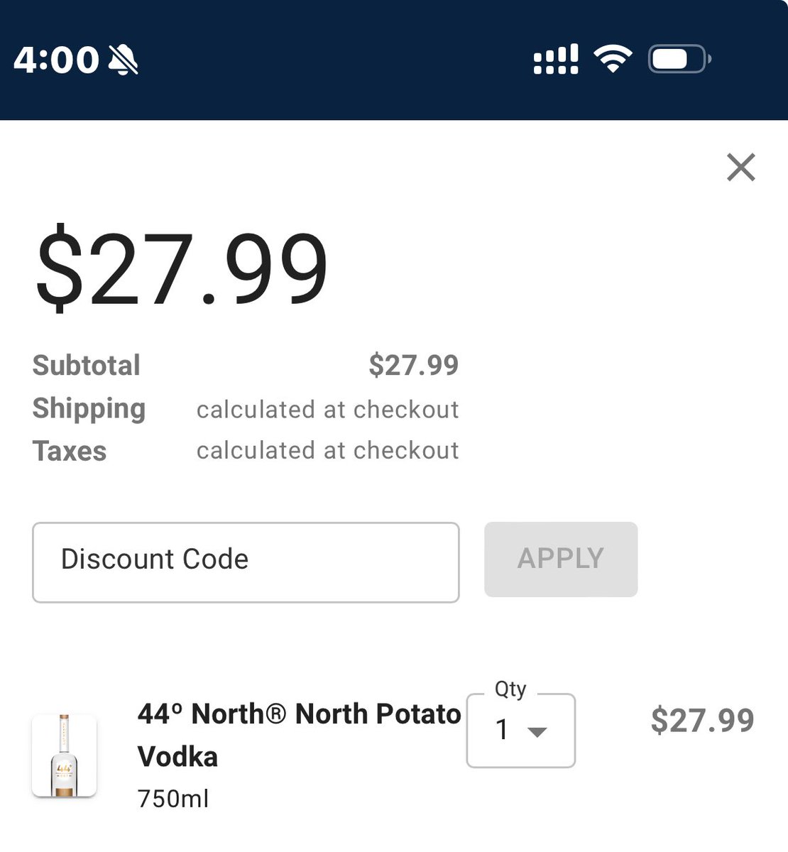 Check out home delivery at our new website:  44northvodka.com.
