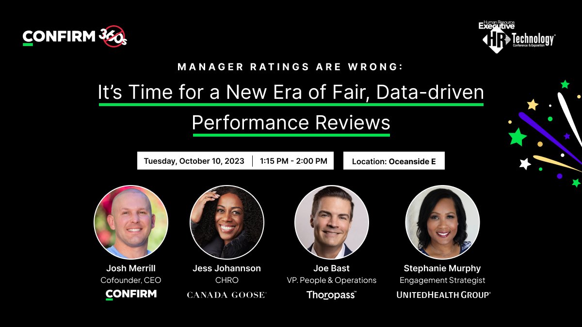 confirmhr's tweet image. Our #HRTech2023 panel takeaways:
(1) 15% of your company is driving 50% of the impact, and 5% are causing 50% of the problems
(2) Manager ratings are 60% idiosyncratic rater bias
(3) Through Organizational Network Analysis (ONA), you can increase company retention significantly