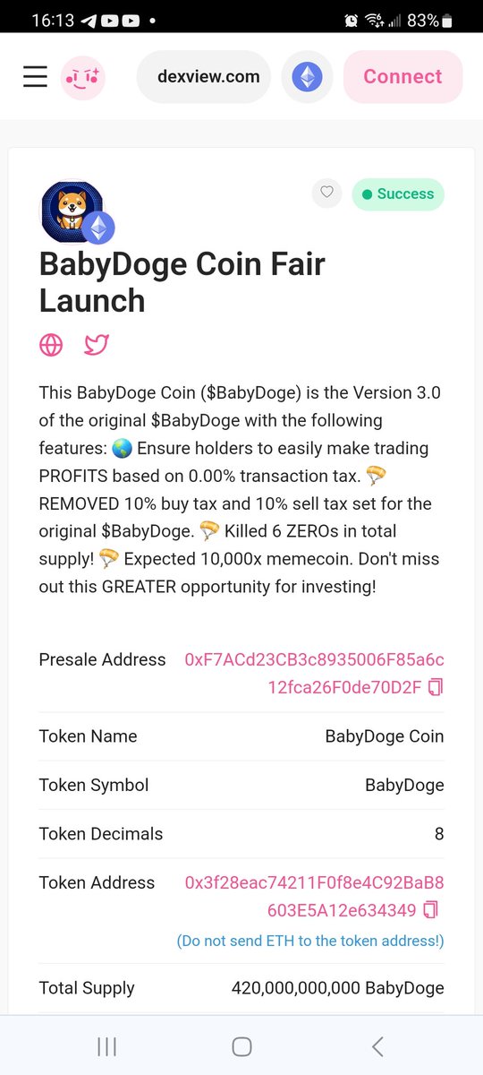 BabyDoge_Global tweet picture