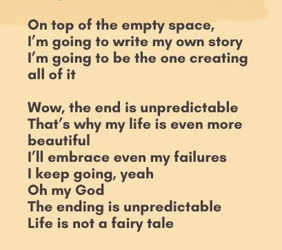 BLTCYJ's tweet photo. + the unpredictability of each day keeps things interesting &amp; exciting. #HowIFREEFALL 

lyric translation by @translatingTXT https://t.co/O2HjTZk4vC