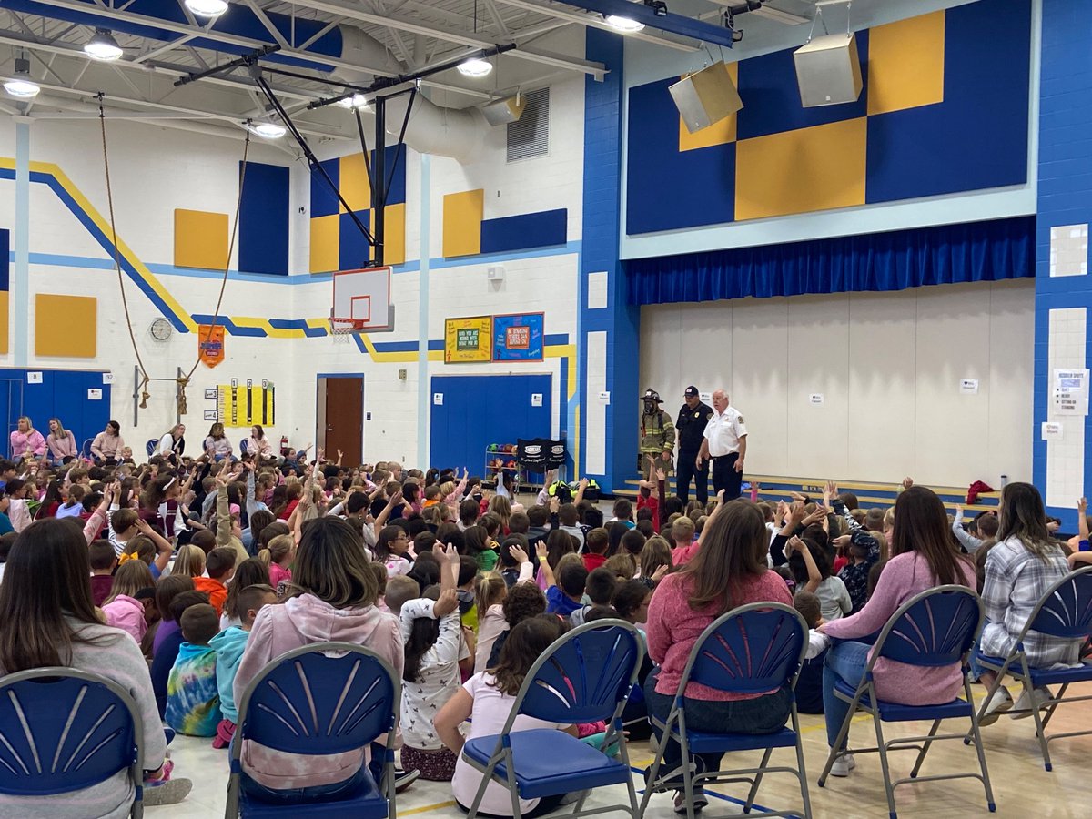 Stephanie Hoesly (@cal_speceddir) on Twitter photo Thank you so much to the fire department for putting together such an engaging assembly for Muse students in honor of Fire Prevention Month! 💙💛🚒
<a href="/canon_mac/">Canon-McMillan School District</a> <a href="/MuseCMSD/">Muse Elementary School</a> <a href="/DrTaranto/">Greg Taranto Ph.D.</a> <a href="/DziakT_CMSD/">Tula Dziak</a> Thank you so much to the fire department for putting together such an engaging assembly for Muse students in honor of Fire Prevention Month! 💙💛🚒
<a href="/canon_mac/">Canon-McMillan School District</a> <a href="/MuseCMSD/">Muse Elementary School</a> <a href="/DrTaranto/">Greg Taranto Ph.D.</a> <a href="/DziakT_CMSD/">Tula Dziak</a>