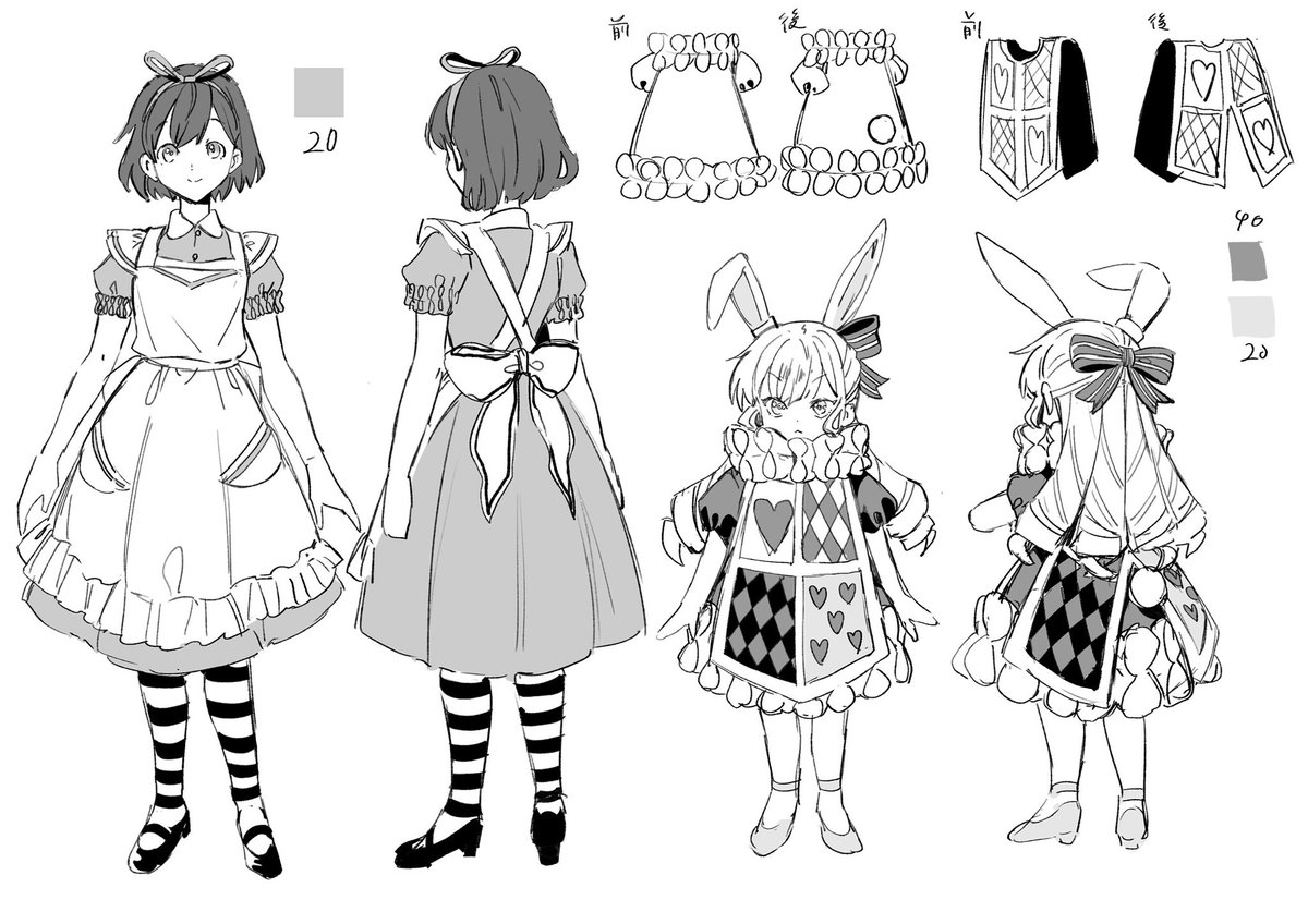 特装版 Claire in WONDERLANDの衣装です。
夢の中で小さなクレアに出会ったレイが、パラレルワールドを駆け回ります。
いろんなキャラのパラレルな姿が楽しめる一冊です。