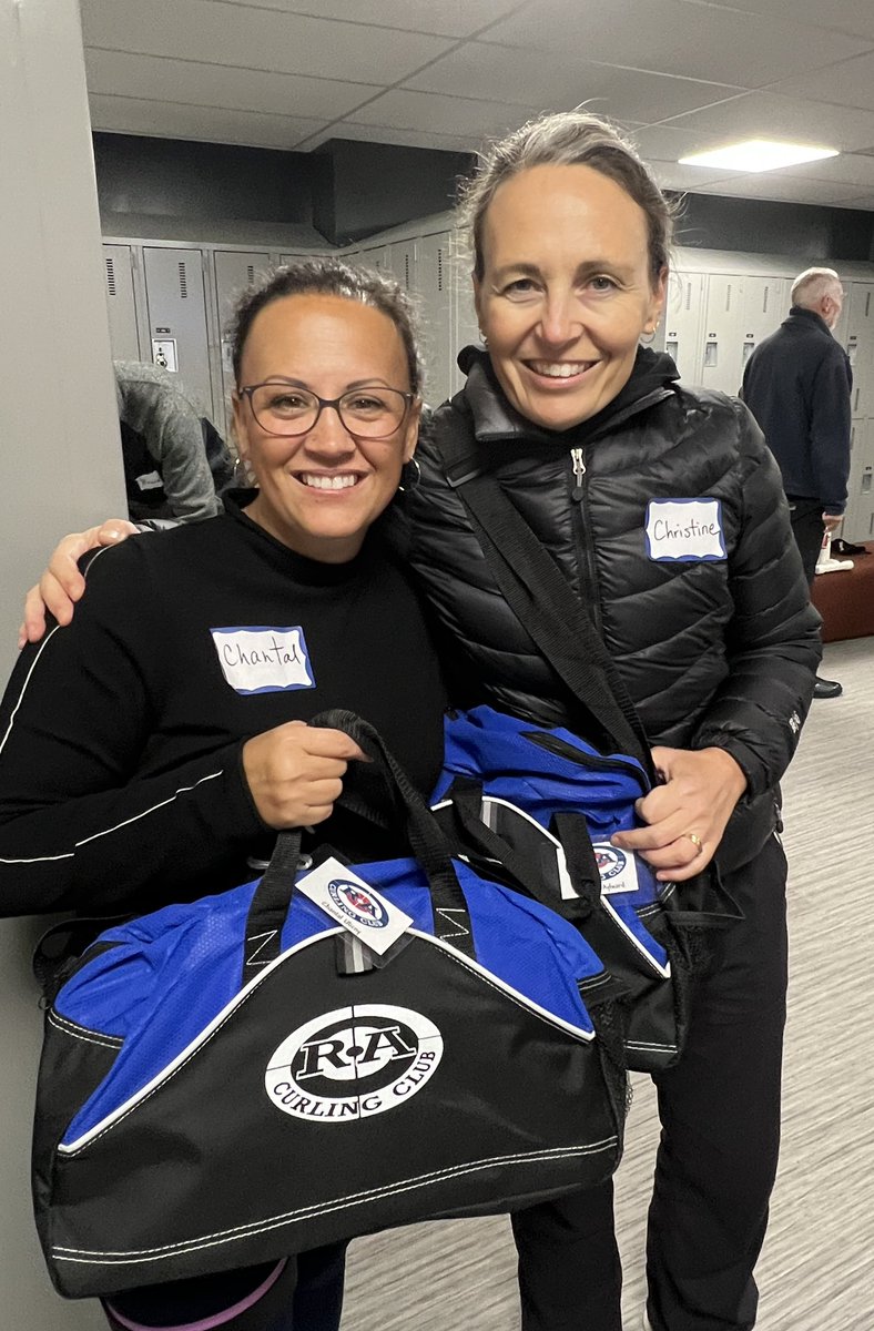 ChantalUlicny's tweet image. Never too old to try something new with my partner in crime @MmeLafrance (&amp;amp; the Misters) - started #learntocurl tonight @RACentreOttawa #lifelonglearner