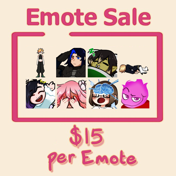 Nifaux's tweet photo. 🦇October Commissions are Open!🎃

🌙Will mostly be doing Emotes as I try to rack in money to go on my trip next month! 

If you're interested check out my VGen https://t.co/H3GetKeyuw https://t.co/6dDQbYS42M