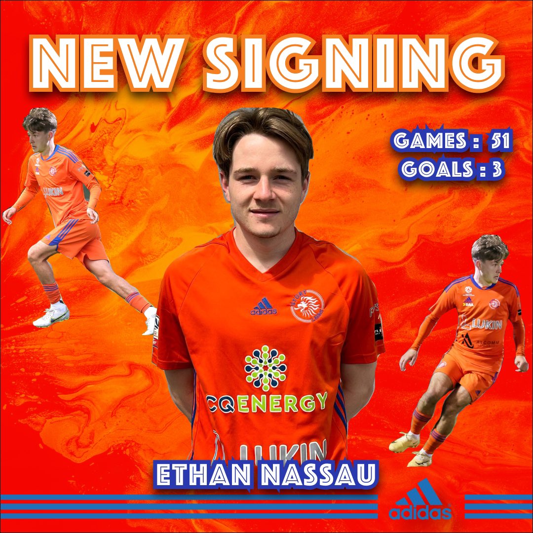 🚨NEW SIGNING ANNOUNCEMENT🚨

We are pleased to welcome young midfielder, Ethan Nassau to Sturt Lions FC.

With 50+ senior apps at his young age, FFSA NTC, West Adelaide and most recently Western Strikers, he has valuable experience in the UK with Newcastle U21's.