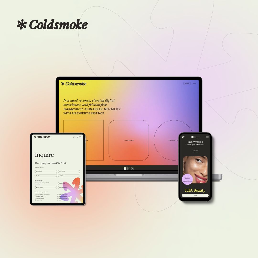 coldsmokeco's tweet photo. I'm very proud to share our new website and brand formally: https://t.co/5qJBVWQ05n https://t.co/uGwMlsm3gK