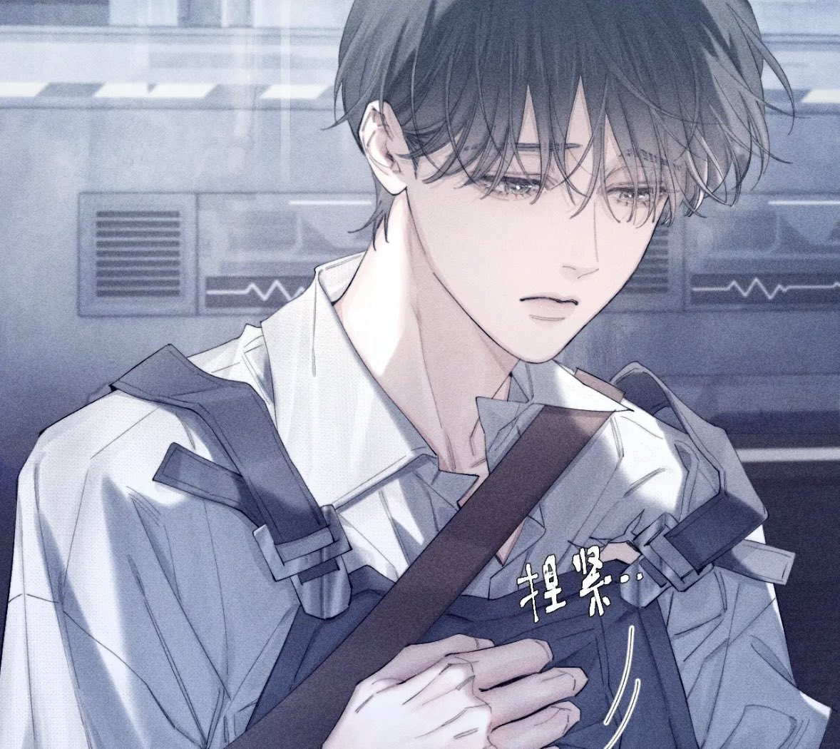 panderrring's tweet image. ฮือ น้องกุมไอดีการ์ดของแวนส์ไว้ที่อก ตำแหน่งหัวใจที่มนุษย์ไว้ถ่ายทอดความโศกเศร้า ㅠㅠㅠ ทั้งสีหน้าแววตาอันเจ๋อ ตอนเป็นเห็ดไม่เคยรู้สึกถึง ‘ความเศร้าจากการสูญเสีย’ แบบนี้มาก่อนจนต้องยืนให้ความรู้สึกมันบรรเทาลงก่อน แล้วนักวาดเขาก็ถ่ายทอดซีนนี้ออกมาได้ดีจัง ทั้งมู้ดทั้งโทนของภาพ