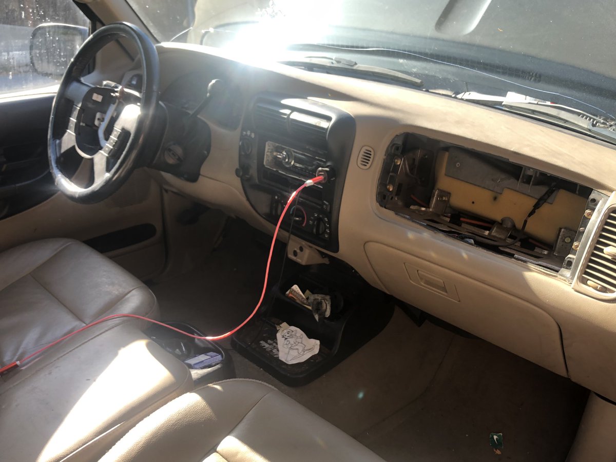 diabetic_raver's tweet photo. Got in an accident on Saturday. Here’s a truck update. Damage assessment day.
🤖 removed front bumper and grill
🗿 removed oil transmission cooler (circled red)
🎭 removed both airbags

Total damage not too bad. Gonna go to the junk yard tomorrow look for what I need https://t.co/FY9g4C1zfF