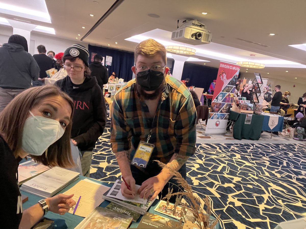 newterritorymag's tweet photo. π Signing up subscribers & slinging magazines
π©πΏβπ¨ at @slicexpo this Saturday!
π Thanks @alexdzurick for helping us get set up and kicking off the day!
π Thanks friends for stopping by! So lovely to see/meet you!!! #printisntdead #hereisgood https://t.co/yHfWl0uvoY