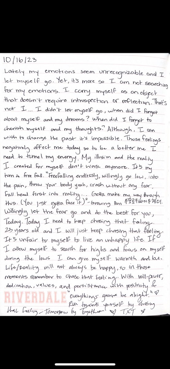 bangtan4vida's tweet photo. Ever since I graduated in 2022, I truthfully stopped trying for more. I was so complacent with my job, learning, &amp; emotions. I stopped growing, my heart stopped yearning. It’s sad to see myself today and the lack of goals. Yet today, with the help of @TXT_members #HowIFREEFALL https://t.co/AIdZQId30P