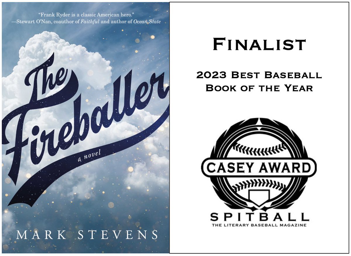 Thrilled by this. There are 11 books on the list. The Fireballer is the only novel of the bunch. Complete list: spitballmag.com/spitball-the-l… @jgetzler @rogercharlie #baseball #fiction #Birdland #pitching