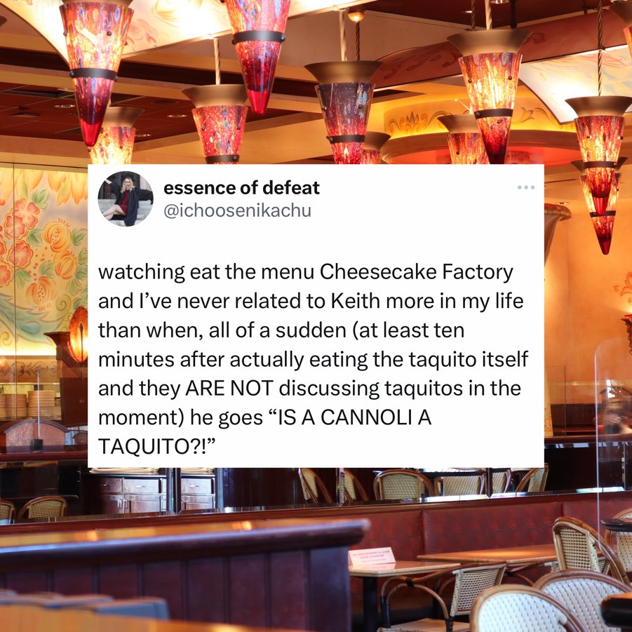 tryguys's tweet photo. We love that you guys loved Part 1 of Eat The Menu: Cheesecake Factory! And don’t worry about Keith, he has lactaid on his side😤🫡
Part 2 coming this Saturday🤭🍰
#tryguys #cheesecakefactory #eatthemenu #keithhabersberger https://t.co/ZdwLqfPLBT
