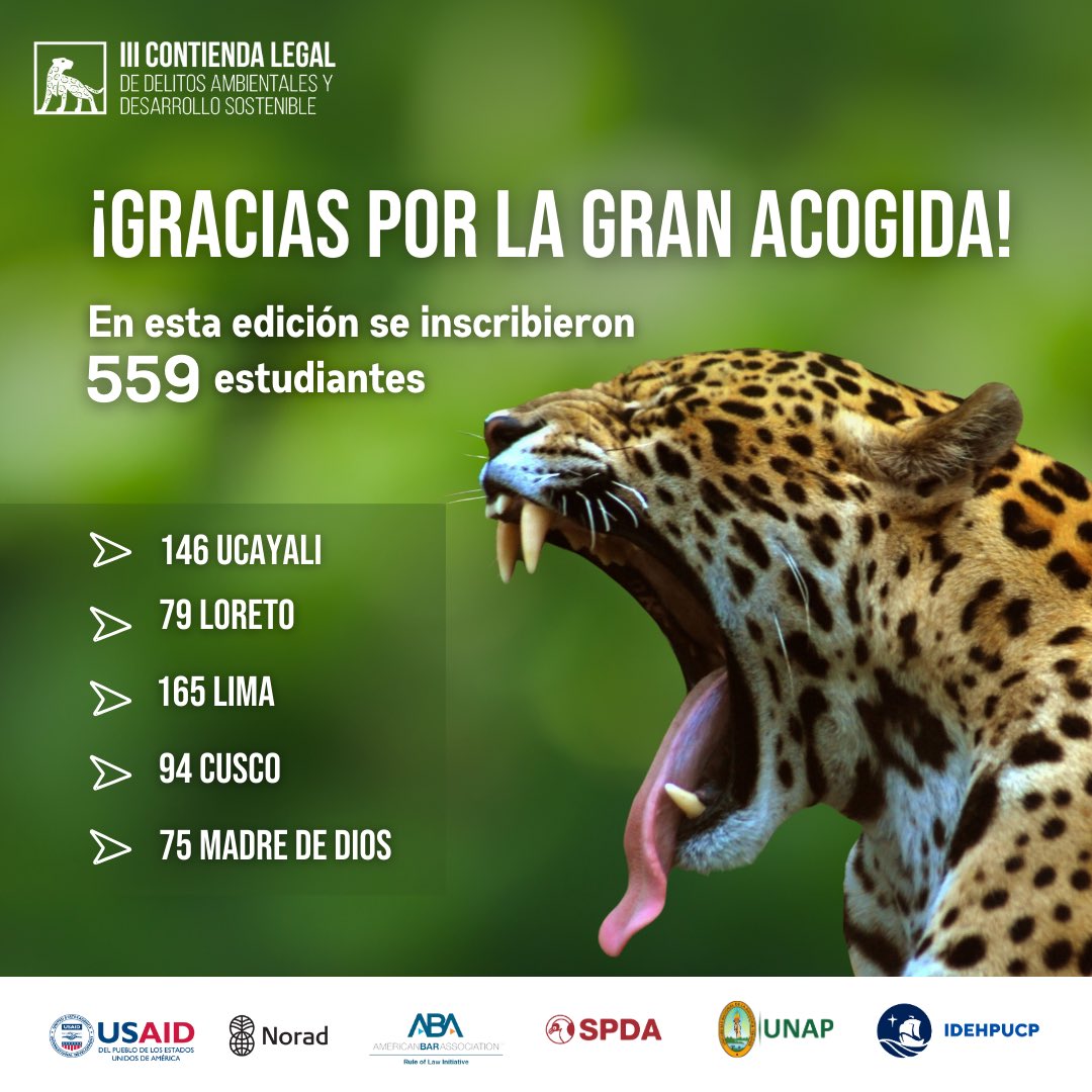 III Contienda Legal de Delitos Ambientales tweet media