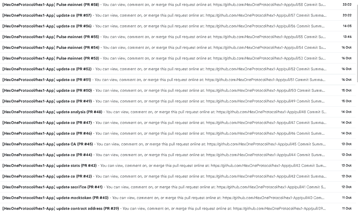 cdrallig66's tweet image. Preparing @Hex1crypto #pulsechain mainnet launch... 

#hex1 #stablecoin, $hexit incentive token 🚀

███████▒ 99%