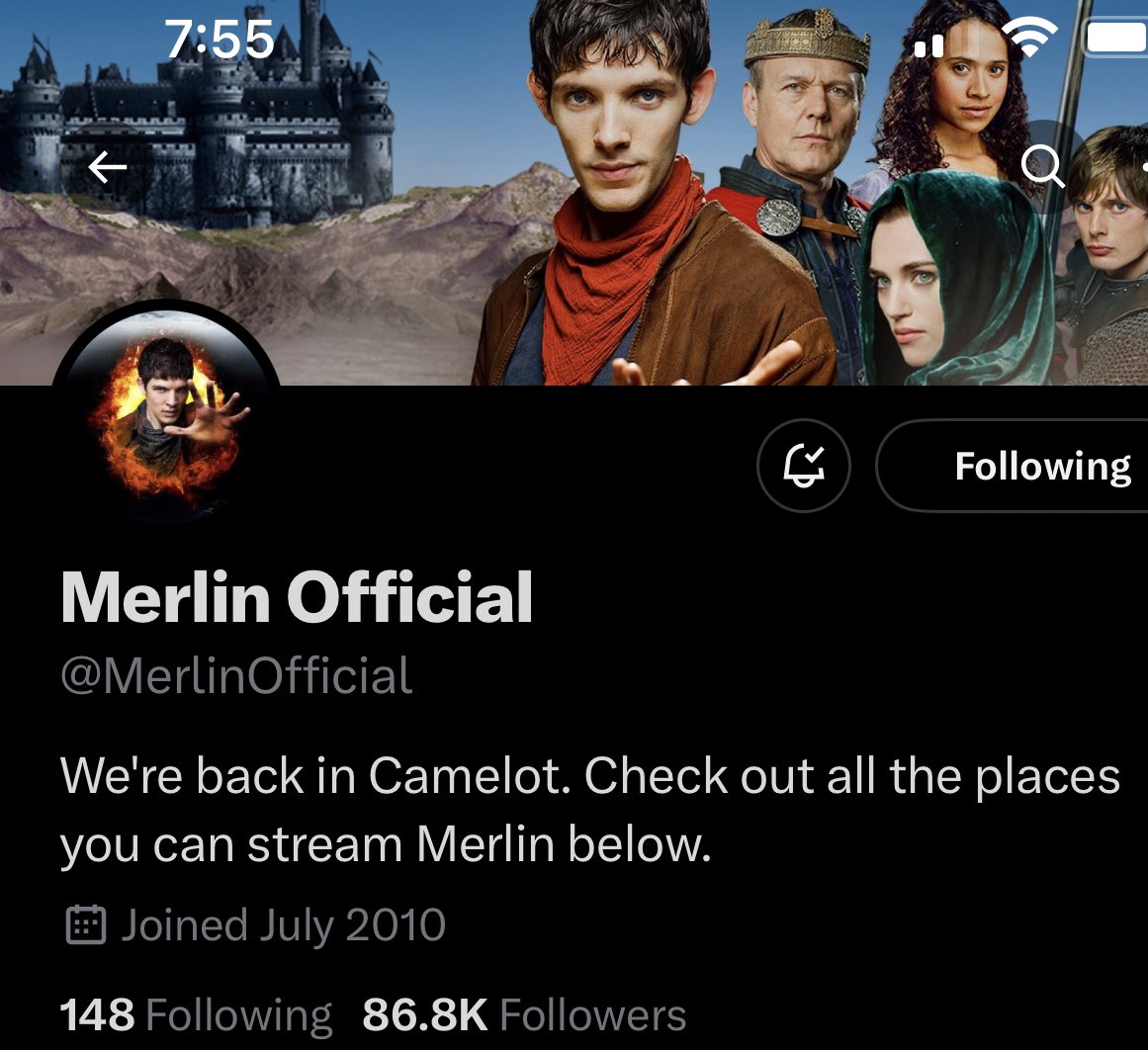 etherealocke's tweet image. not @merlinofficial coming back to clarify their bio bc they saw how we were all clowning 💀🤡