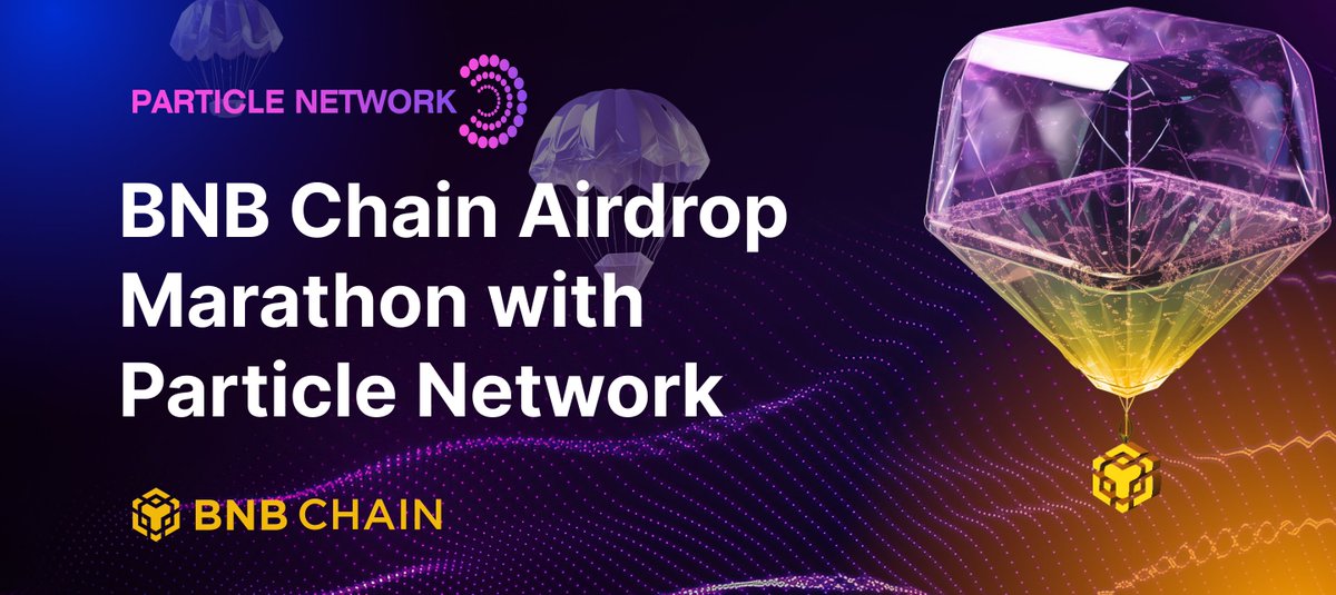 Particle Network (@particlentwrk) on Twitter photo ๐ช Brace yourself for the BNB Chain Airdrop Marathon and dive into an exhilarating TREASURE HUNT with Particle Network! ๐บ๏ธ
In partnership with <a href="/BNBCHAIN/">BNB Chain | #BNBChainDemoDay ๐ฆ๐ช</a> , we present an EPIC week-long journey filled with thrilling tasks on QuestN as well as Gasless NFT Minting and Transfers with ๐ช Brace yourself for the BNB Chain Airdrop Marathon and dive into an exhilarating TREASURE HUNT with Particle Network! ๐บ๏ธ
In partnership with <a href="/BNBCHAIN/">BNB Chain | #BNBChainDemoDay ๐ฆ๐ช</a> , we present an EPIC week-long journey filled with thrilling tasks on QuestN as well as Gasless NFT Minting and Transfers with