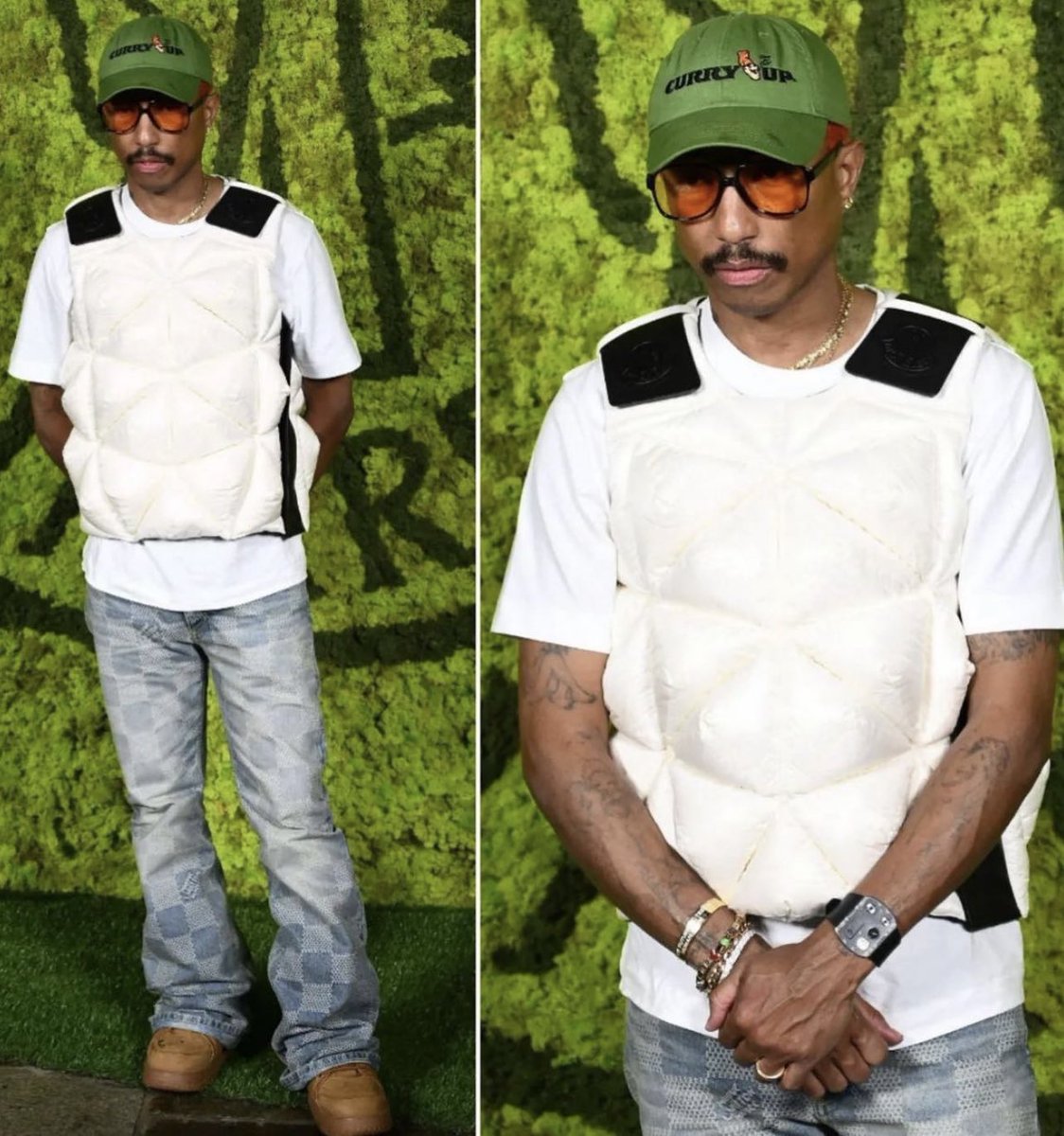 Pharrell at Moncler Event, 2023