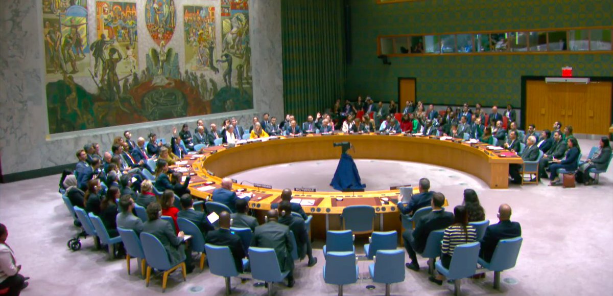 A draft resolution proposed by Russia at the Security Council on the situation in Gaza was not adopted as it failed to obtain the required number of affirmative votes