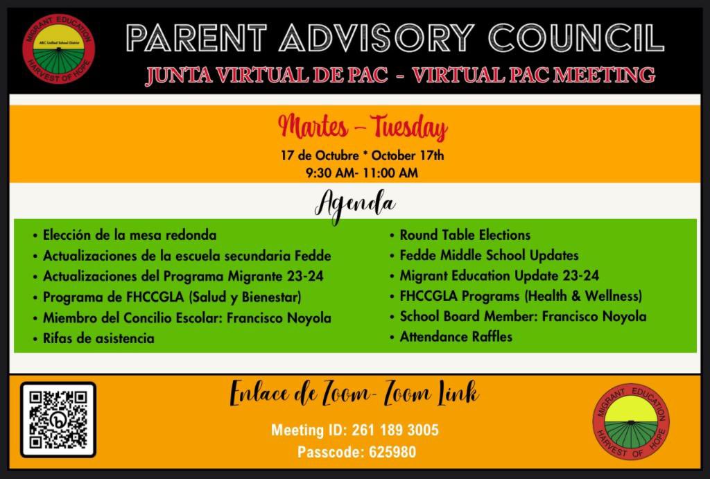 mep_abcusd's tweet image. Our monthly PAC meeting will be taking place this Tuesday, October 16th, from 9:30 a.m. -
11:00 a.m via Zoom. Please reach out to our recruiters with any questions.