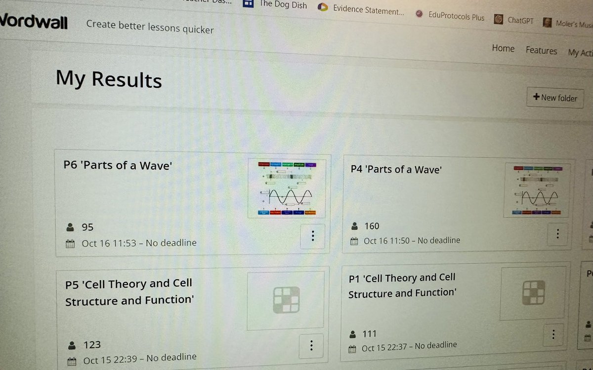 arianakhern's tweet photo. My #biology & #IntegratedScience classes did #Parafly in @Socrative. Bio paraphrased information on #CellTheory, while Integrated Science paraphrased information about #waves. A 4 minute @getwordwall was also completed for reps!
Prep time & grading = minutes!
#eduprotocols https://t.co/7Dz04KTAPk