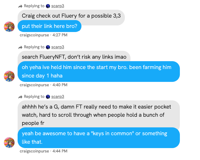 RoboSuite's tweet image. New feature: 🆚 Portfolio Compare

Inspired by a convo in @craigscoinpurse chat, see what keys you share with another portfolio and what you each hold separately.

Then click on any name to get key info and buy/sell