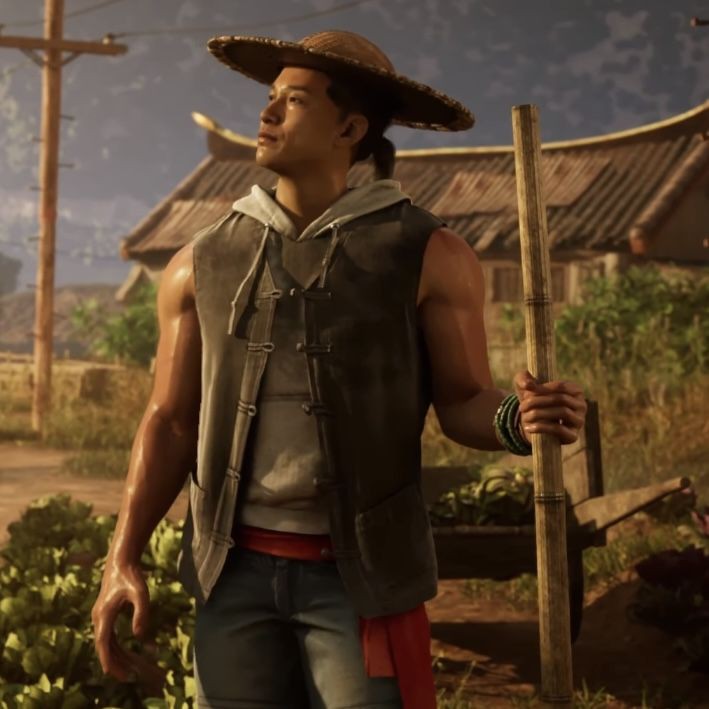 quinnmaluv's tweet photo. im so normal about him its insane im totally not charmed and allured by his bitchass dimples and smirk and his ponytail and and RRRAAAAAAAAAAHHHH kung lao the man you are https://t.co/ICQOdqUbf6