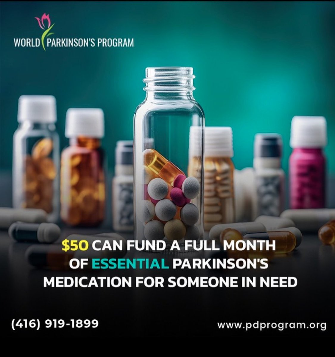 Help raise awareness for Parkinson’s by sharing this post and using the hashtag #FightParkinson'sDisease.

Click here to donate: pdprogram.org/donate-now/
