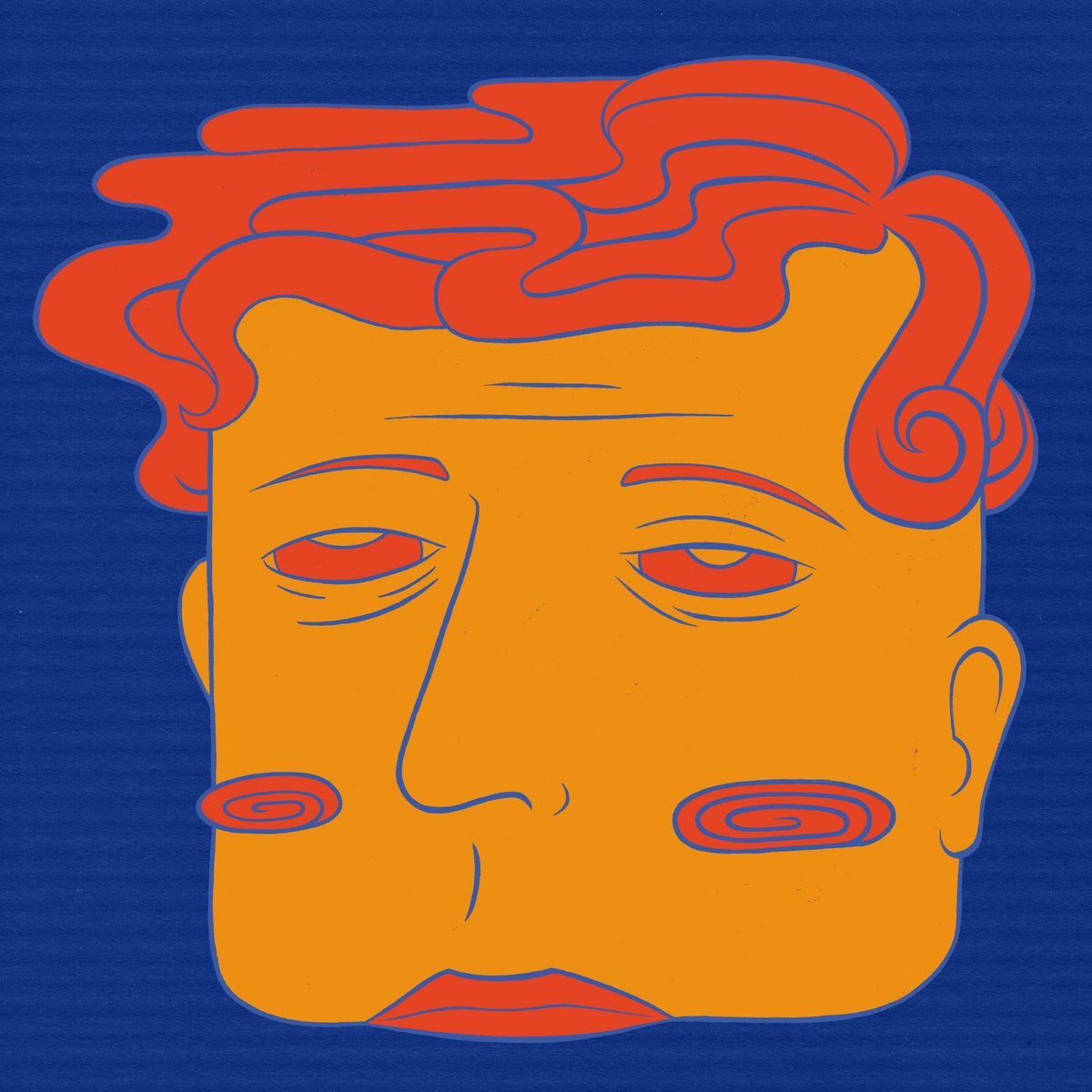 Releasing a sticker pack this weekend ✨ Featuring five colorful faces full of interest and energy, this pack is all about enthusiasm! Here's this first face of the batch.