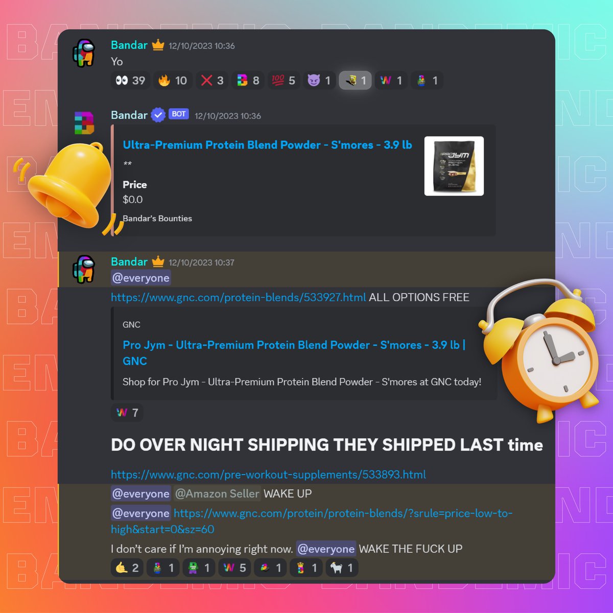 's tweet image. GNC had the biggest mistake of ALL TIME...

Early Thursday morning, there was a HUGE pricing error on GNC where Protein &amp;amp; Preworkout were listed for $0.00. 100% off. FREE.

Our members were notified IMMEDIATELY. [1:36AM PST]

Many of you probably heard about it because it sat in…