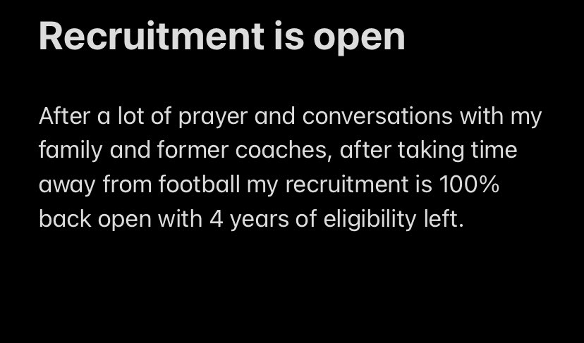 BradyWitherspo6's tweet photo. MY RECRUITMENT IS 100% OPEN https://t.co/dKOabwejAC