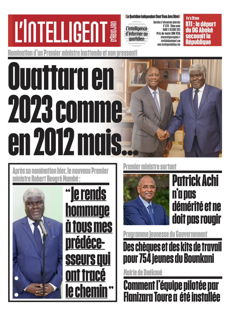 LintelligentTv's tweet photo. #CIV225 #gouvCi #Mambe https://t.co/MVSFe6RHRp