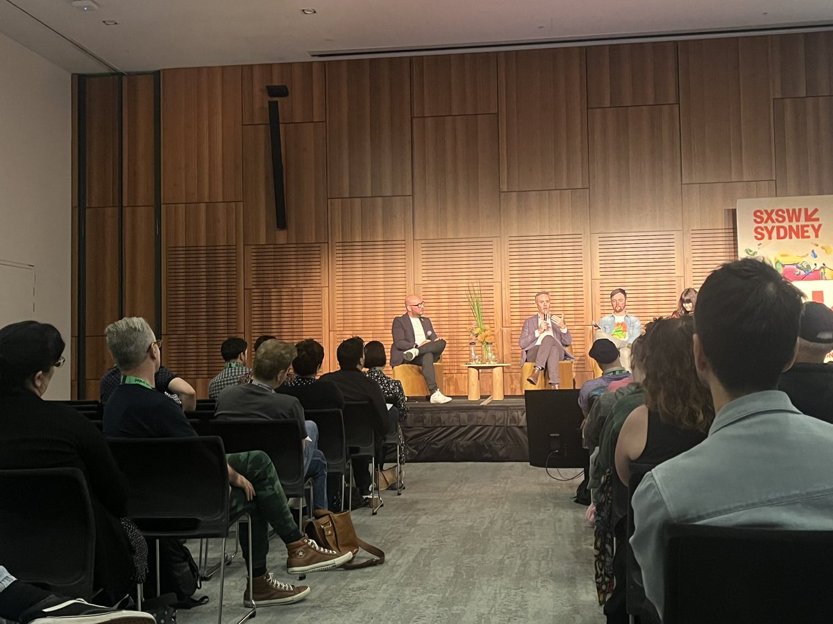Catherine Polcz (@catherinepolcz) on Twitter photo “It’s not just the product that matters” <a href="/esantow/">Edward Santow</a> on the connection to artist and the process in a convo with <a href="/joelwerner/">Joel Werner</a> <a href="/hellodrjadey/">Jadey O'Regan</a> about AI and music @sxswsydney “It’s not just the product that matters” <a href="/esantow/">Edward Santow</a> on the connection to artist and the process in a convo with <a href="/joelwerner/">Joel Werner</a> <a href="/hellodrjadey/">Jadey O'Regan</a> about AI and music @sxswsydney
