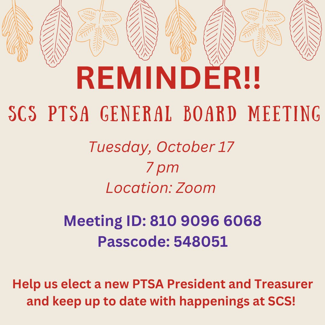 The SCS PTSA (@scs_ptsa) on Twitter photo 