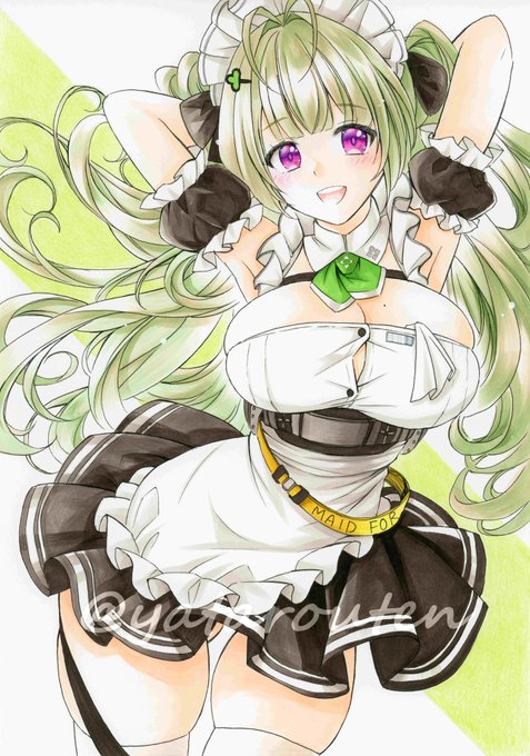 おはようございます☀️
今日も寒い〰🥶
子供達も鼻水ズビズビです😭
#手描きイラスト
#イラスト 
#コピックイラスト 
#コピック 
#勝利の女神NIKKE 
#NIKKE
#ニケ
#メガニケ 
#ソーダ 