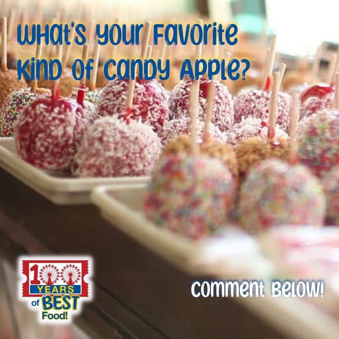 What’s Fair Food without Candy Apples.  Do you love Candy Apples as much as we do?  Tell us your favorite kind of candy apple in the comments below🍎🍏

#GeorgiaCarolinaStateFair #100yearsofBEST #fairfood