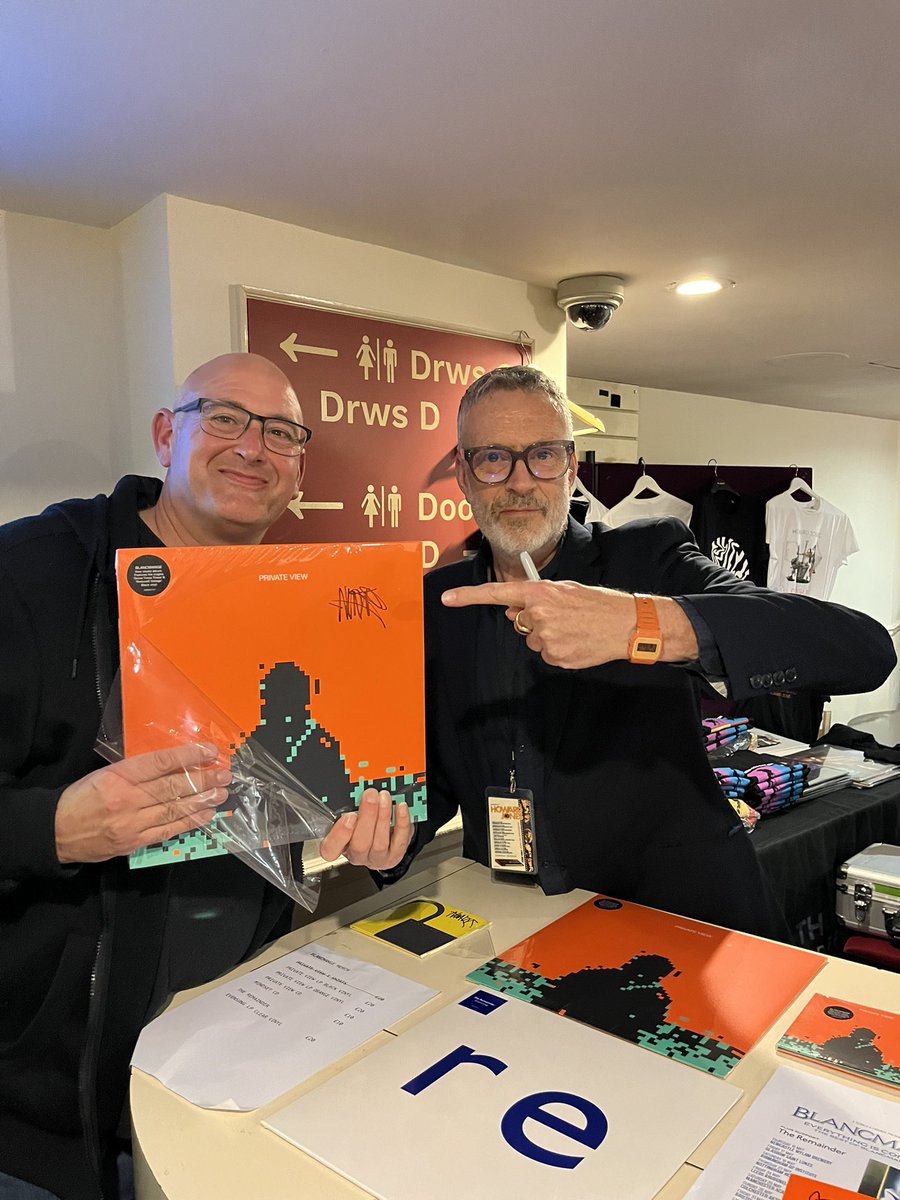 rfilby222's tweet photo. @_blancmange_ A fantastic set in Cardiff this evening Neil 
Looking forward to @_blancmange_ in Bristol next year! https://t.co/W76xF4yF22