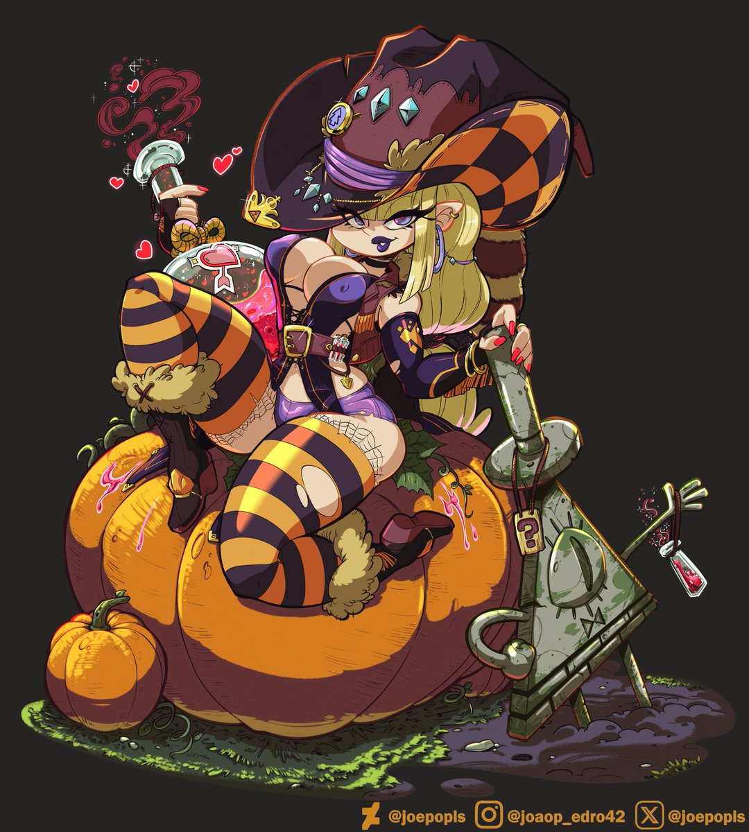 joepopls's tweet photo. It's Halloween on Gravity Falls, and the Northwest Witch made some Love Potions. 
#Halloween2023 
#GravityFalls https://t.co/xfmmueZYxH