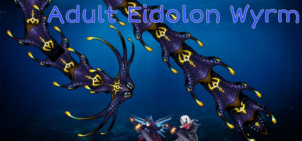 UmbRahMoonstar's tweet image. Going live with possibly the finale of our journey on Terraria Calamity! Just need to face down 3 remaining and then beat them all one after another! It's gonna be epic!