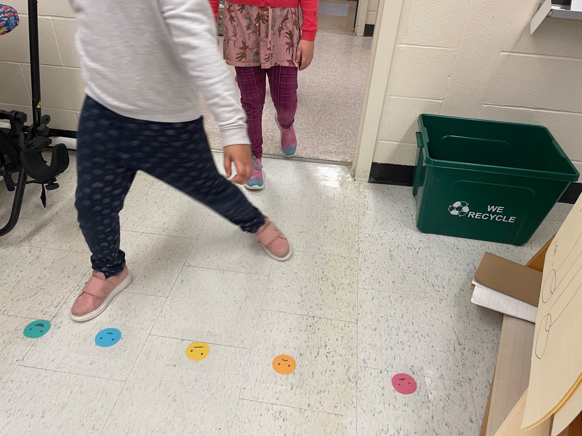 We have starting practicing recognizing our emotions. Each time we enter the classroom we tap the emotion we are feeling, checking in with ourselves. Are you feeling  happy, sad, nervous, or angry? What classroom supports would best support our needs <a href="/TVDSBcares/">TVDSB Mental Health</a> <a href="/SirIsaacBrockPS/">Sir Isaac Brock PS</a>
