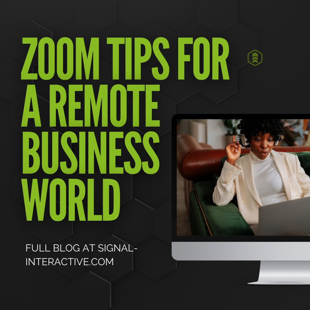 SignalMarketing's tweet photo. Remote work is our current workplace reality, but managing remote teams and keeping distributed employees engaged can challenge even the best managers.

Explore our latest blog post and discover the essential Zoom Tips For A Remote Business 🚀 https://t.co/E9iZsngDC9