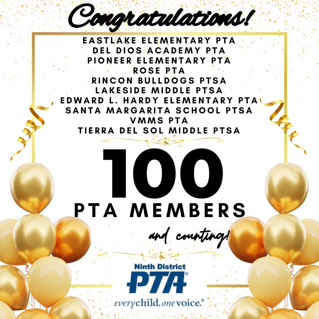 🎉 Membership Drives continue year round! Great work continuing to bring in members! Welcome to the💯 Member Club!🎉
Congratulations to the following units on reaching the 100 member milestone!