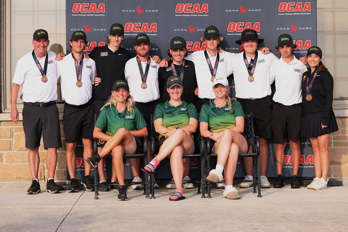 stclairsaints1's tweet photo. @StClairCollege golf teams start @CCAAsportsACSC Championships on Tuesday in Quebec #saintsnation https://t.co/aTP27dM1Nv https://t.co/OG8ooNVylb