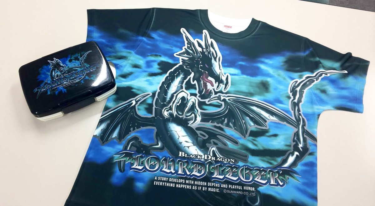 フルグラフィックTシャツのイメージはこんな感じです👕🐲 元祖の裁縫箱